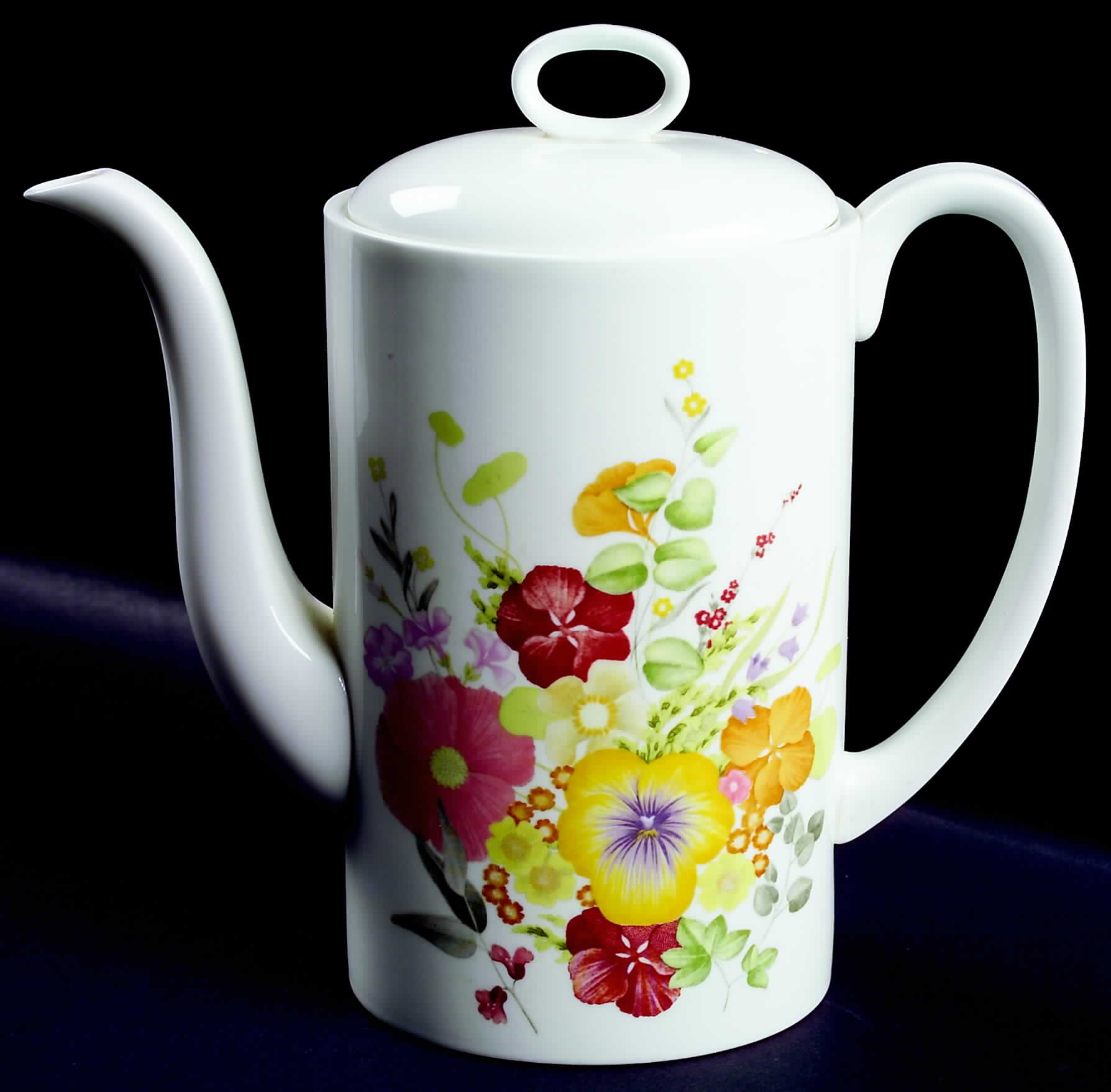 Summer Bouquet Coffee Pot & Lid by Wedgwood-1