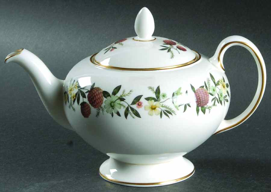 Summer Garland Mini Teapot & Lid by Wedgwood-1