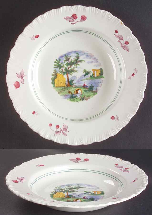 Summer Time Rim Soup Bowl by Wedgwood-1