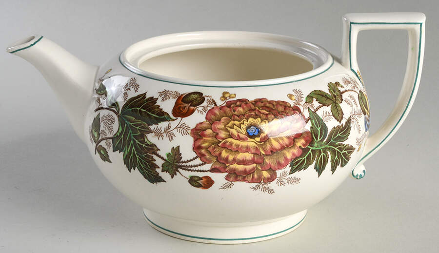 Surrey Rust Teapot No Lid by Wedgwood-1