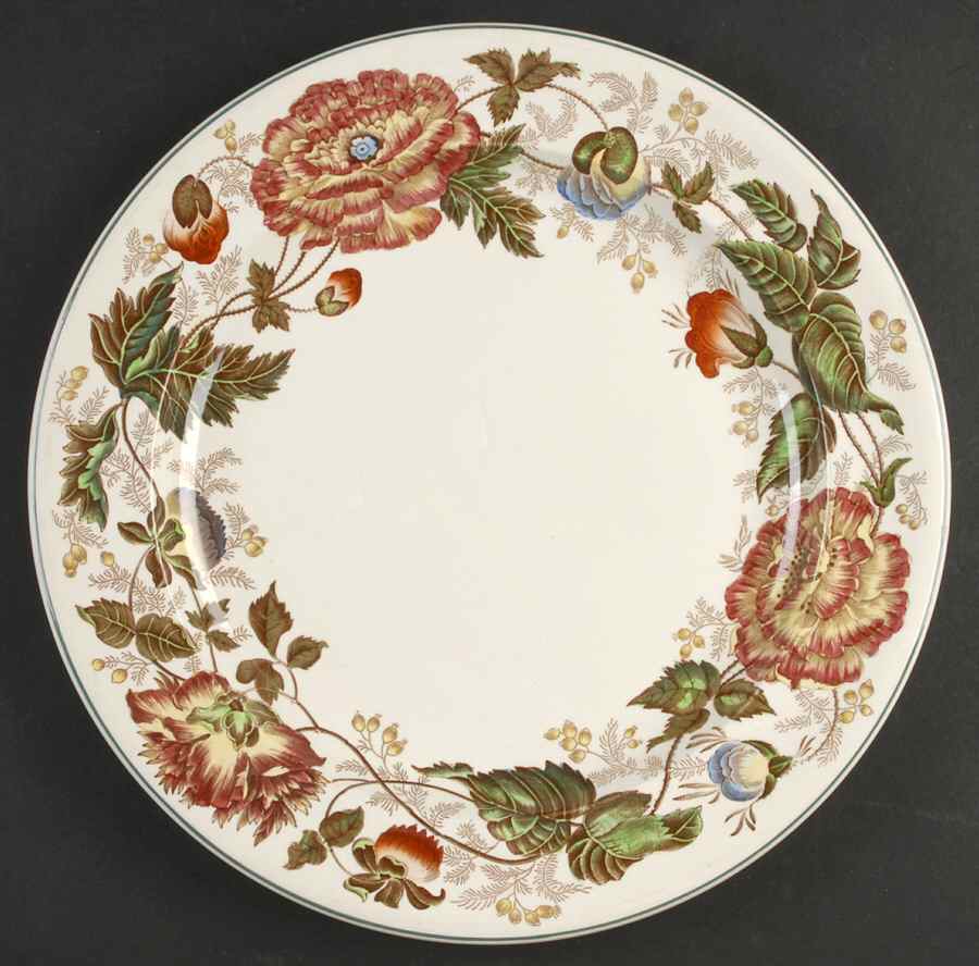 Surrey Rust 12" Chop Plate (Round Platter) by Wedgwood-1