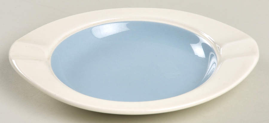 Summer Sky Blue and White (Barlaston Shape) Small Ashtray by Wedgwood-1