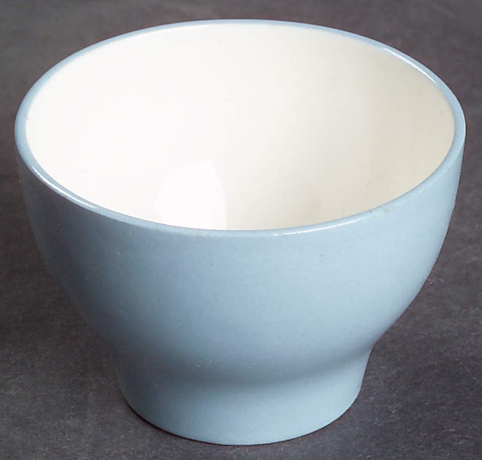 Summer Sky Blue and White (Barlaston Shape) Mini Open Sugar Bowl by Wedgwood-1