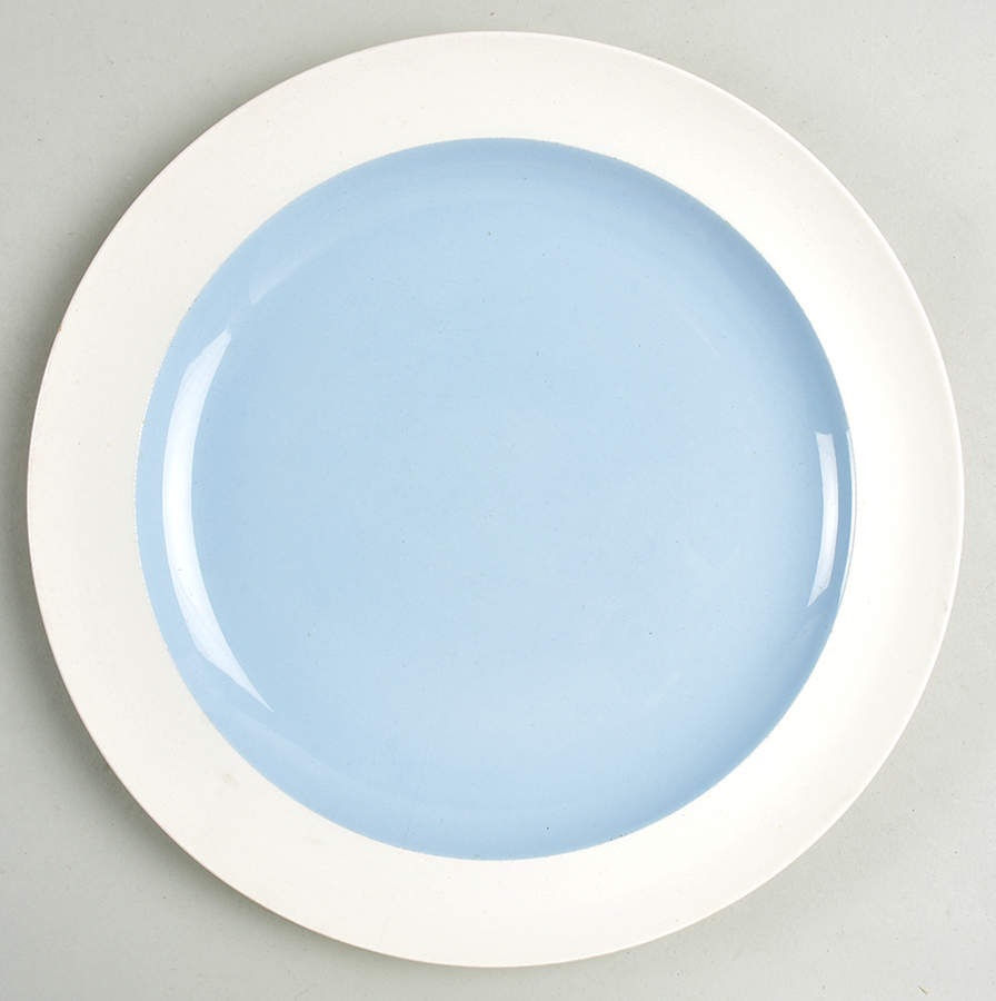 Summer Sky Blue and White (Barlaston Shape) Dinner Plate by Wedgwood-1