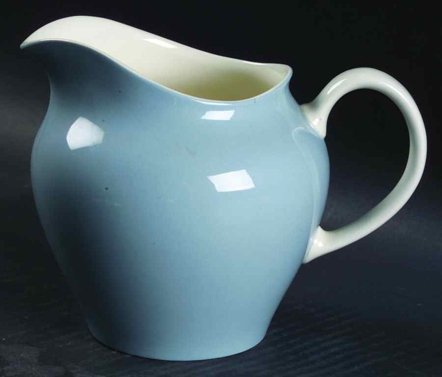 Summer Sky Blue and White (Barlaston Shape) 22 Oz Pitcher by Wedgwood-1