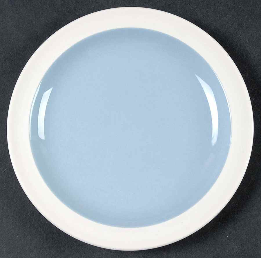 Summer Sky Blue and White (Barlaston Shape) Bread & Butter Plate by Wedgwood-1