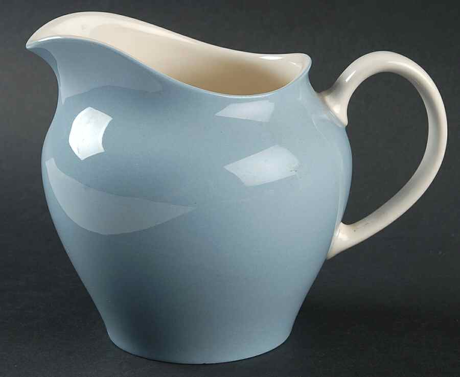 Summer Sky Blue and White (Barlaston Shape) 16 Oz Pitcher by Wedgwood-1