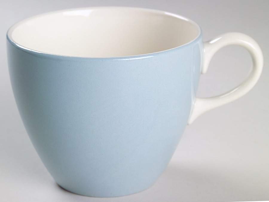 Summer Sky Blue and White (Barlaston Shape) Flat Cup by Wedgwood-1
