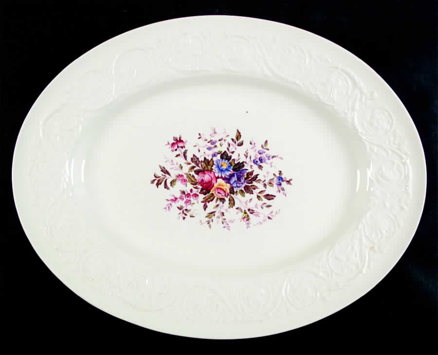 Swansea 16" Oval Serving Platter by Wedgwood-1
