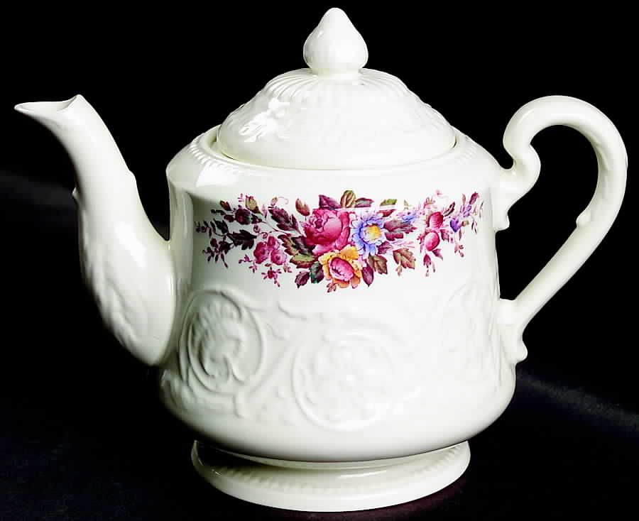 Swansea Teapot & Lid by Wedgwood-1