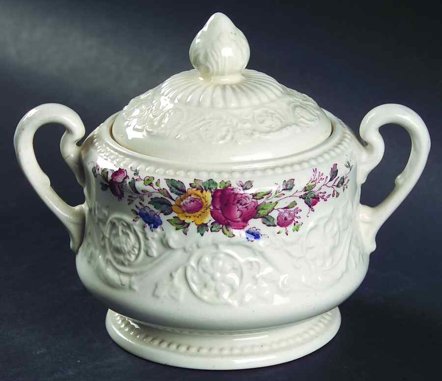 Swansea Mini Sugar Bowl & Lid by Wedgwood-1