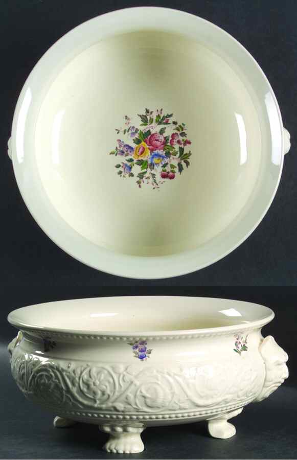 Swansea Face Embossed 4-Toed Centerpiece by Wedgwood-1