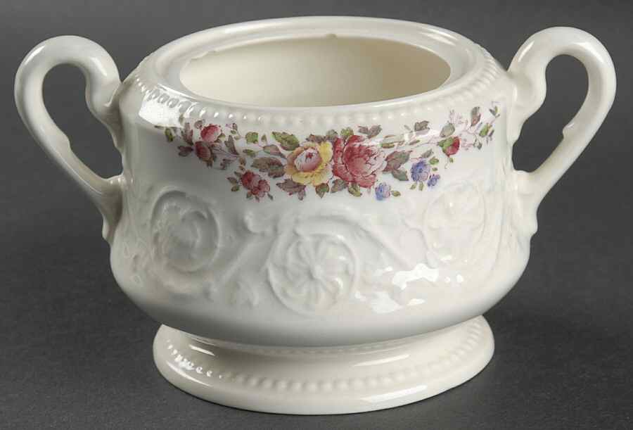 Swansea Sugar Bowl No Lid by Wedgwood-1