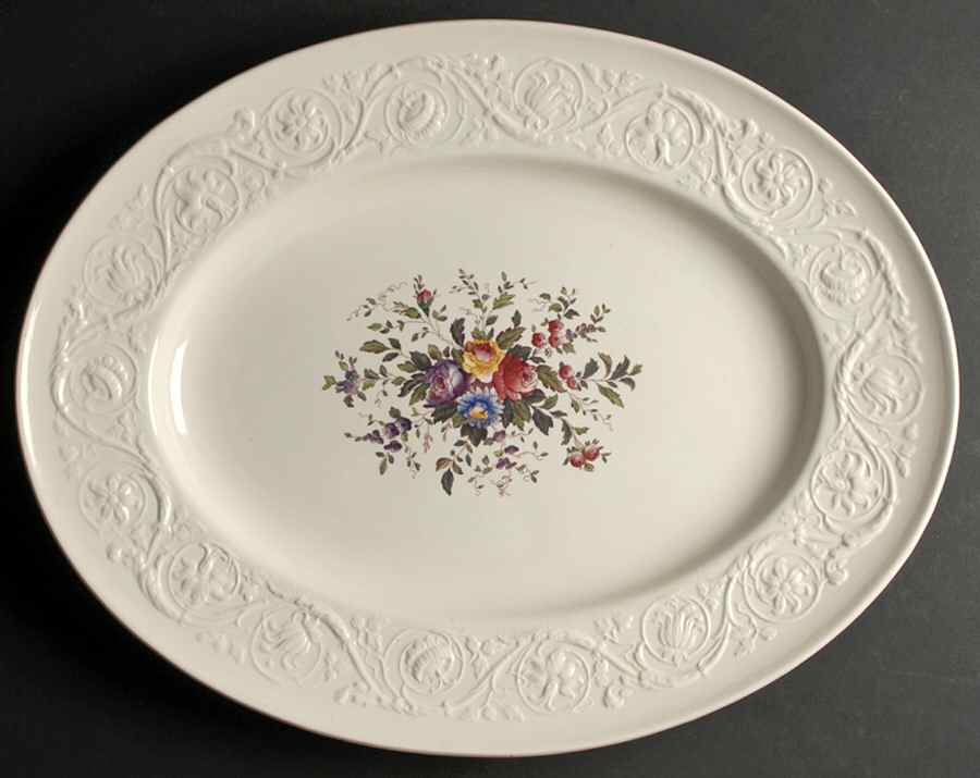 Swansea 20" Oval Serving Platter by Wedgwood-1