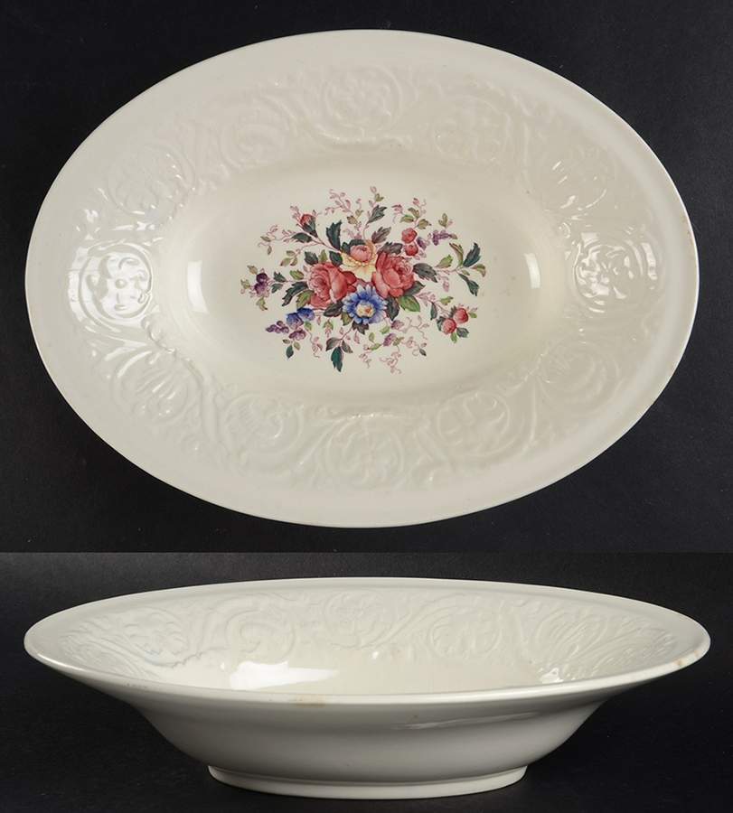 Swansea 9" Oval Vegetable Bowl by Wedgwood-1