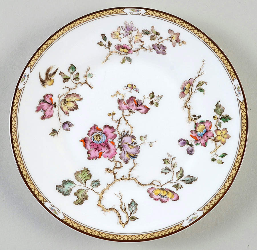 Swallow (Yellow Brown Trim) Dessert/Pie Plate by Wedgwood-1