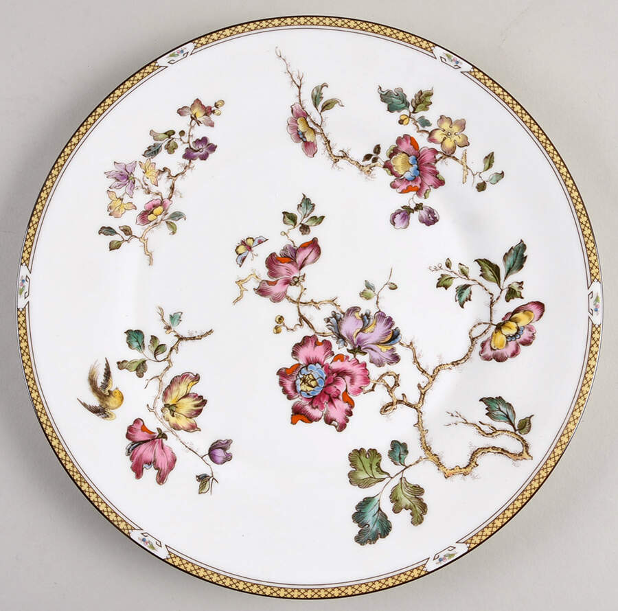 Swallow (Yellow Brown Trim) Dinner Plate by Wedgwood-1
