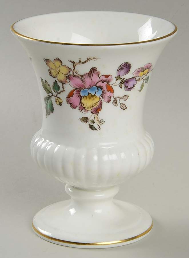 Swallow (Yellow Brown Trim) 5" Urn Shaped Vase by Wedgwood-1