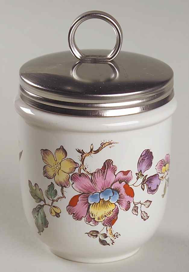 Swallow (Yellow Brown Trim) King Size Egg Coddler & Lid by Wedgwood-1