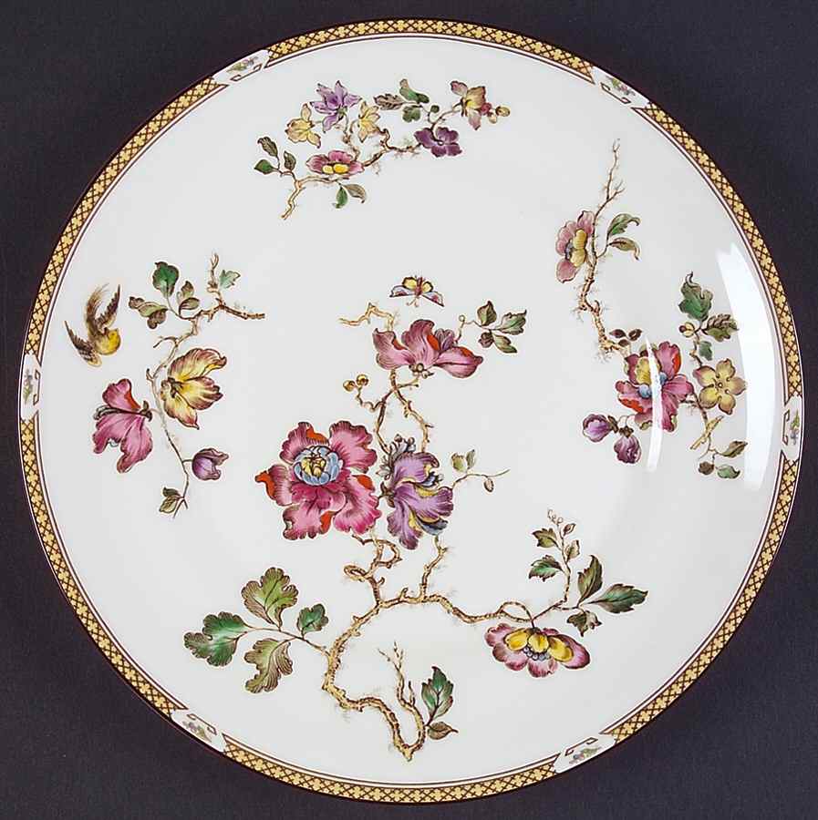 Swallow (Yellow Brown Trim) Luncheon Plate by Wedgwood-1