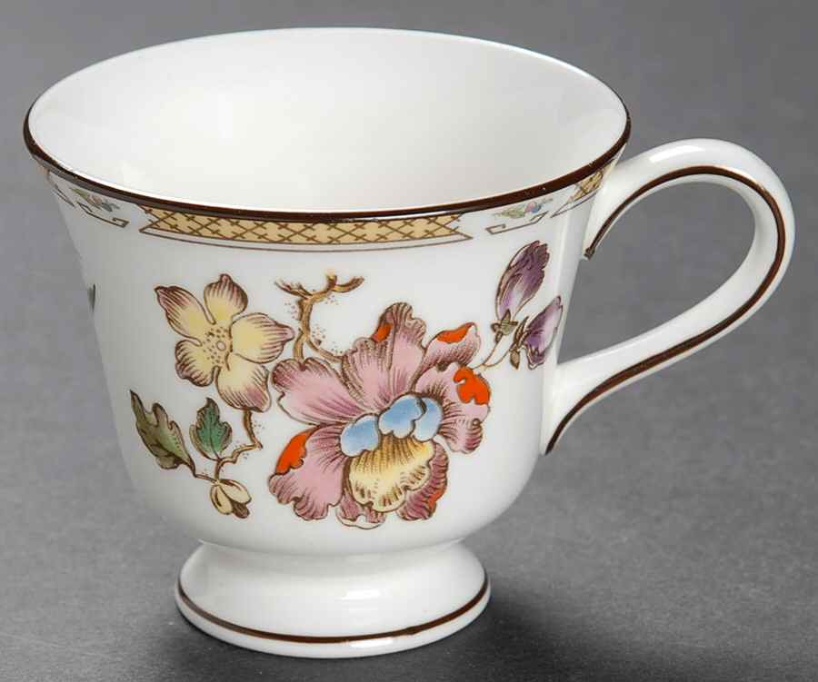 Swallow (Yellow Brown Trim) Footed Demitasse Cup by Wedgwood-1