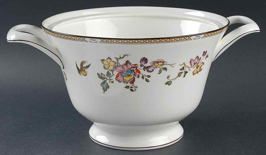 Swallow (Yellow Brown Trim) Tureen No Lid by Wedgwood-1