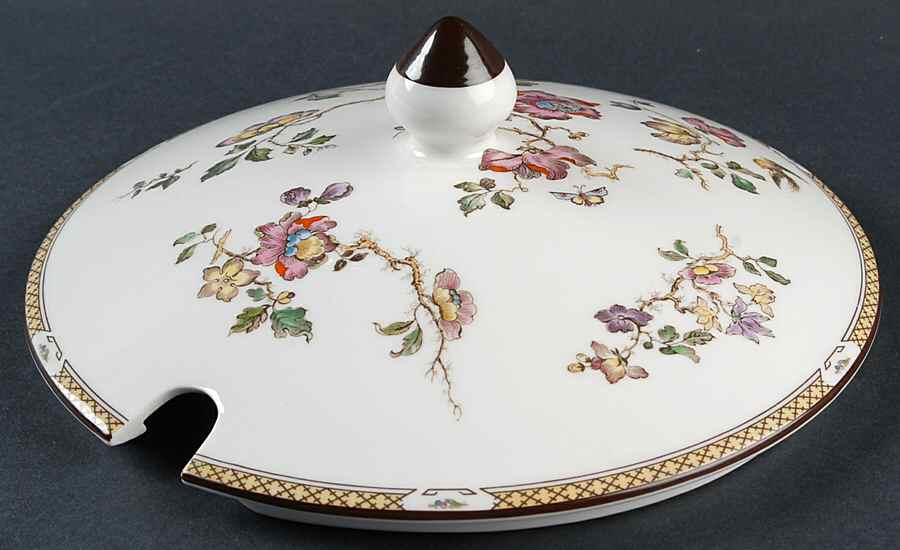Swallow (Yellow Brown Trim) Lid for Tureen by Wedgwood-1