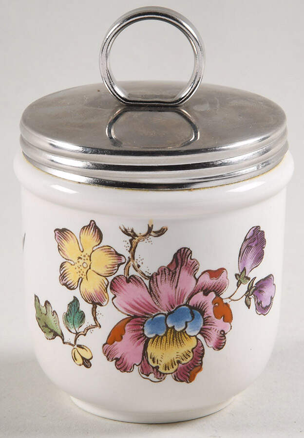 Swallow (No Trim) Egg Coddler & Lid by Wedgwood-1