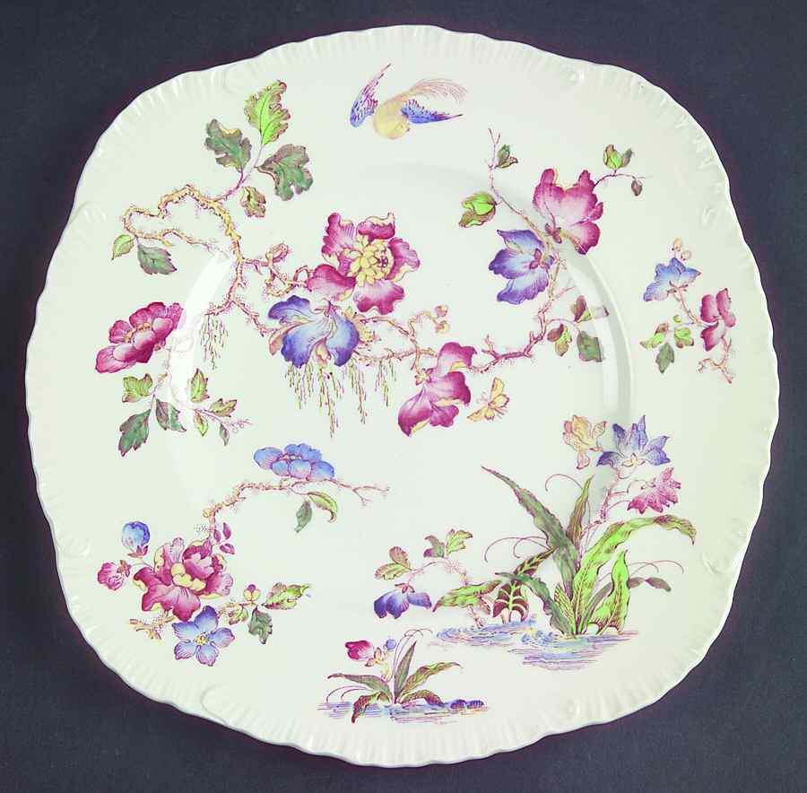 Swallow (No Trim) Square Salad Plate by Wedgwood-1