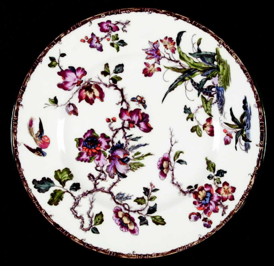Swallow (Green Trim) Luncheon Plate by Wedgwood-1