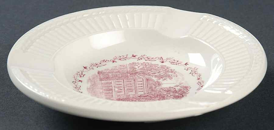 Swarthmore College Pink Small Ashtray by Wedgwood-1