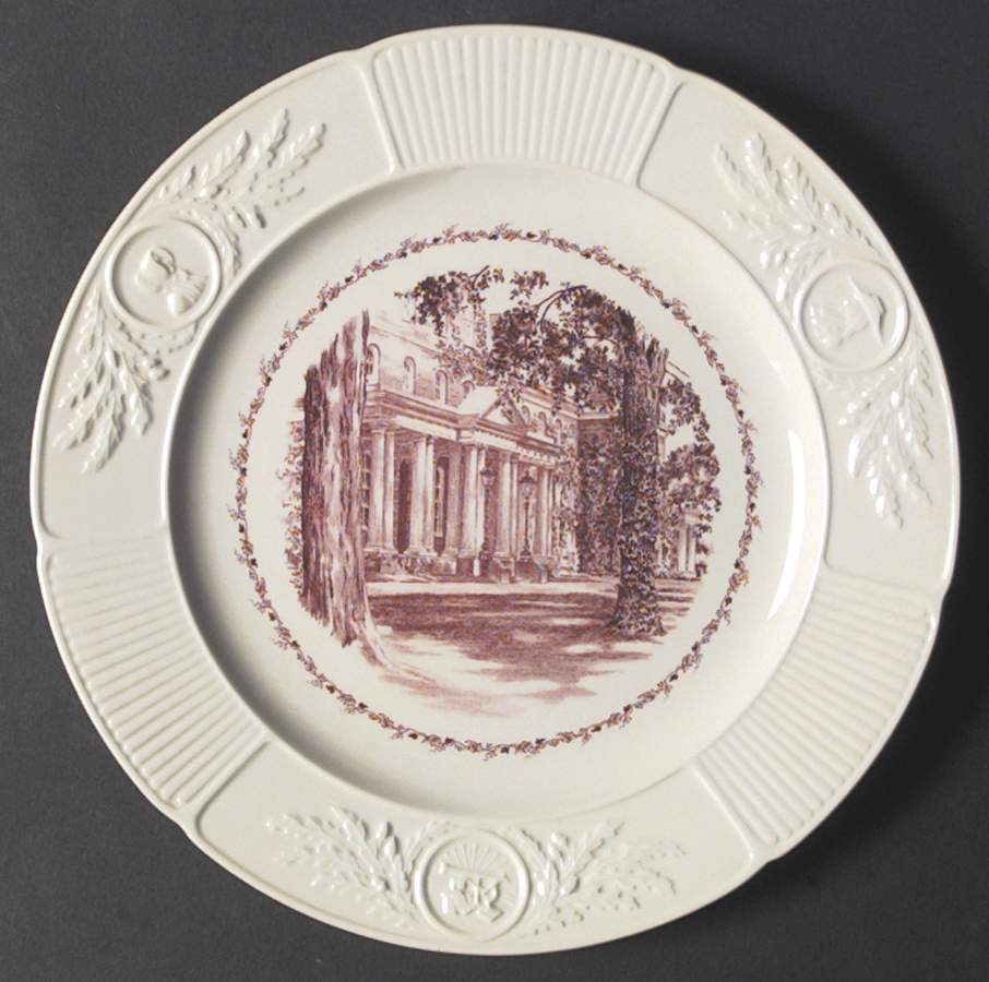 Swarthmore College Pink Dinner Plate by Wedgwood-1