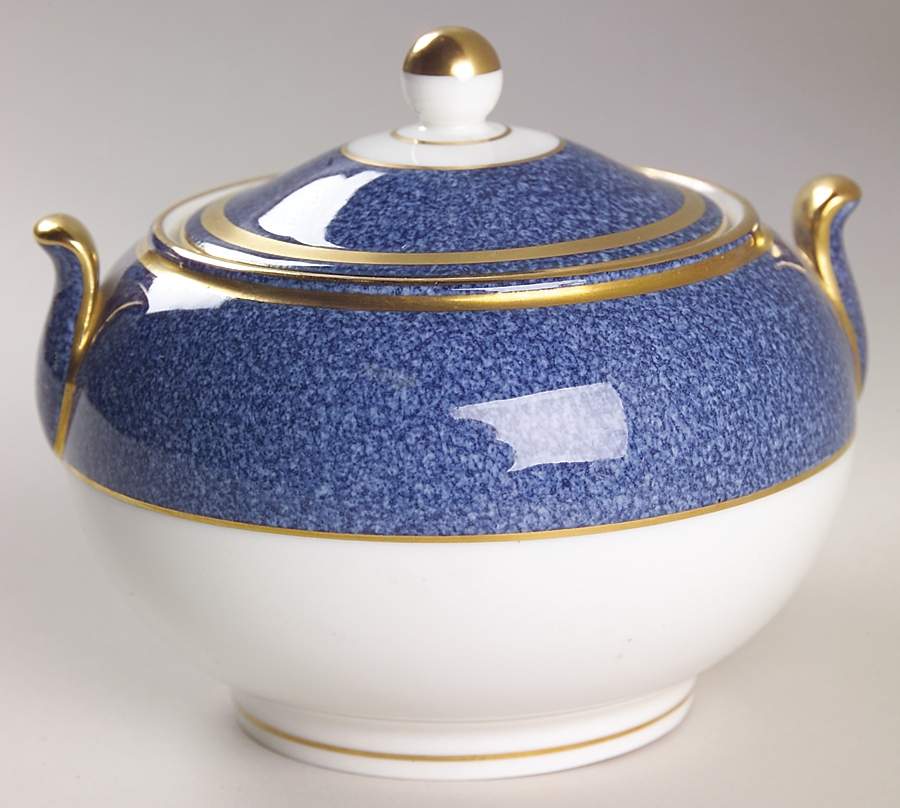 Swinburne Blue 146 Shape Sugar Bowl & Lid by Wedgwood-1