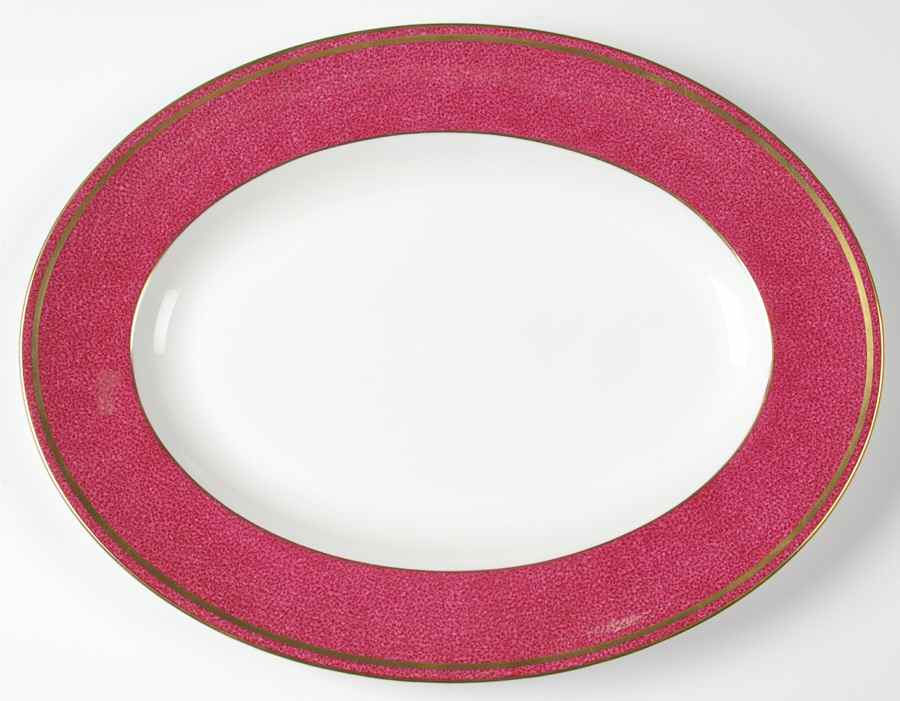 Swinburne Ruby 13" Oval Serving Platter by Wedgwood-1