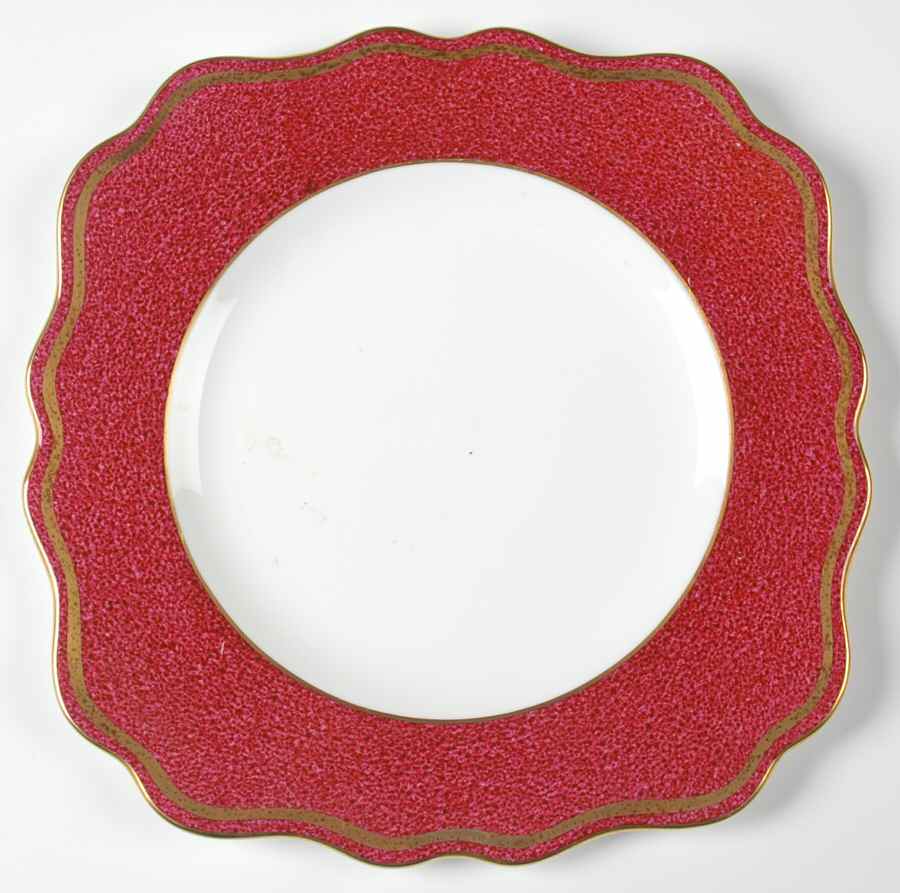 Swinburne Ruby Square Salad Plate by Wedgwood-1