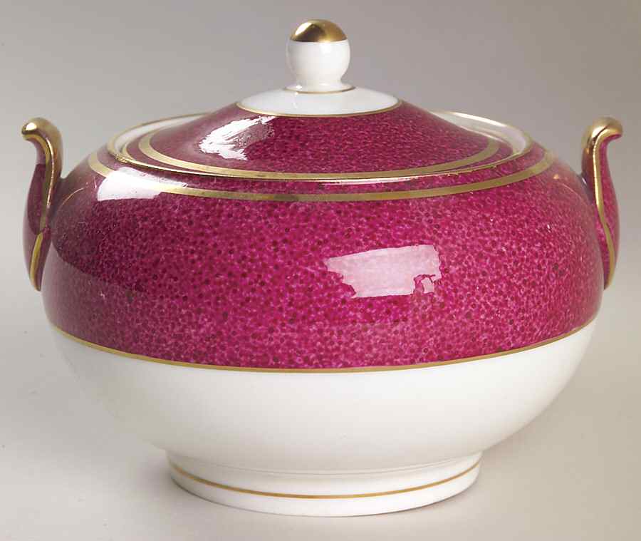 Swinburne Ruby 146 Shape Sugar Bowl & Lid by Wedgwood-1