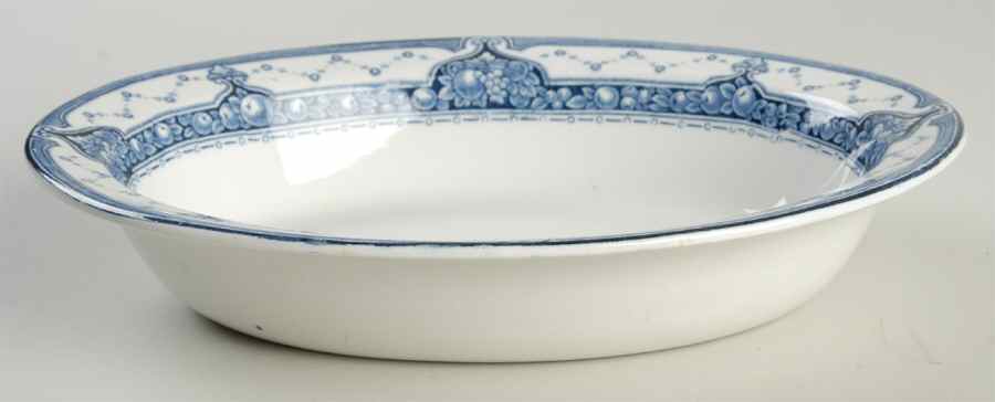 Sylvia 9" Oval Vegetable Bowl by Wedgwood-1