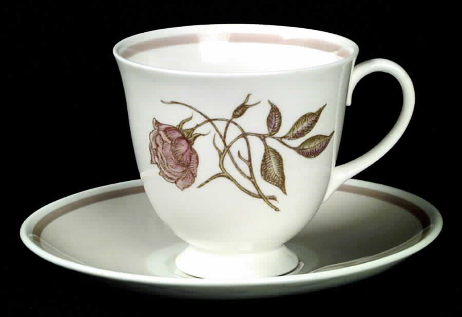 Talisman Footed Cup & Saucer Set by Wedgwood-1