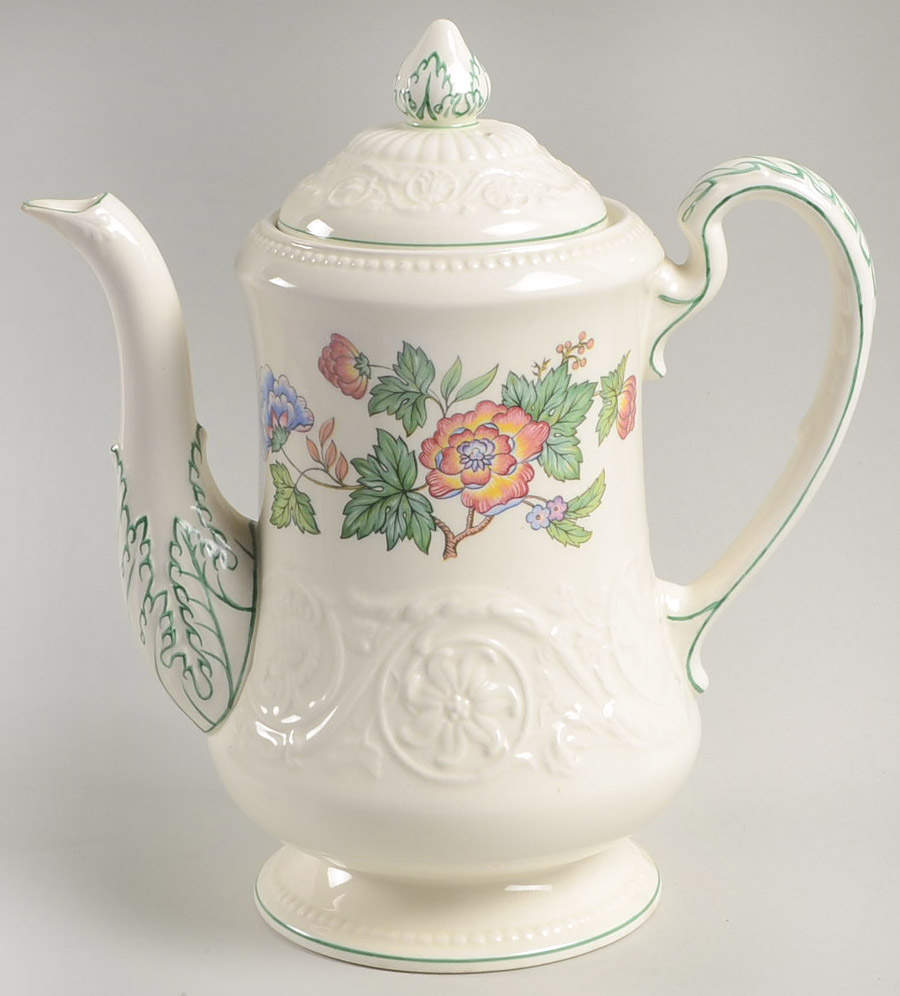 Tapestry Coffee Pot & Lid by Wedgwood-1