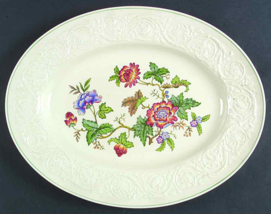 Tapestry 16" Oval Serving Platter by Wedgwood-1