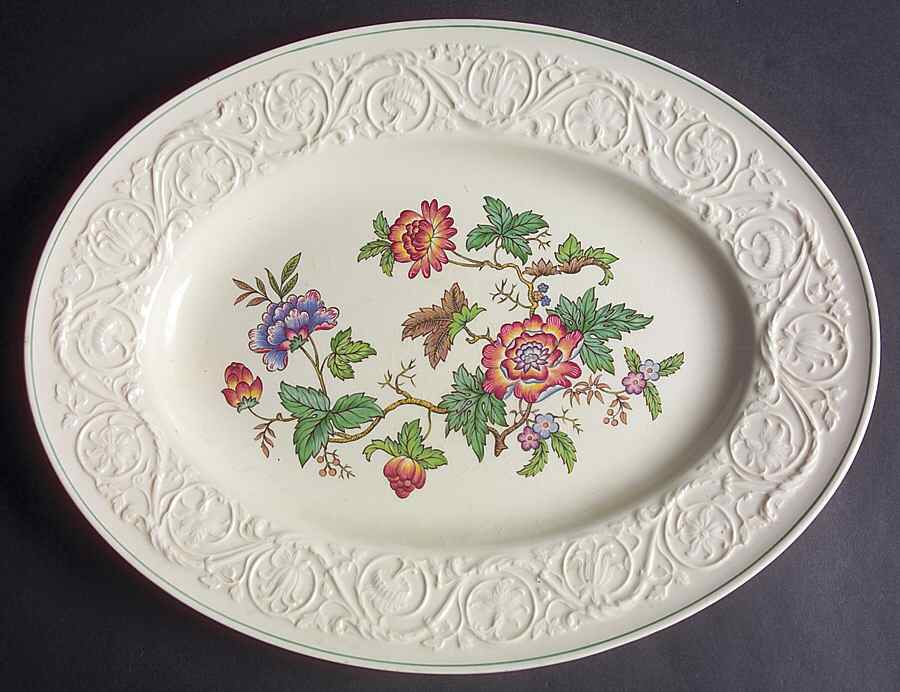 Tapestry 14" Oval Serving Platter by Wedgwood-1