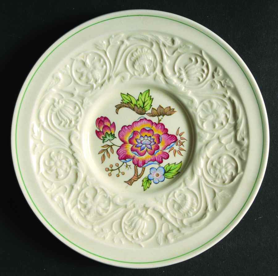 Tapestry Saucer for Demitasse Cup by Wedgwood-1