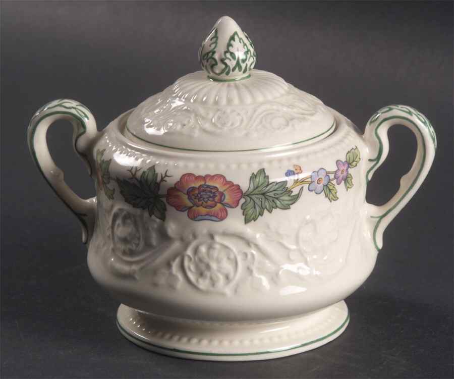 Tapestry Sugar Bowl & Lid by Wedgwood-1