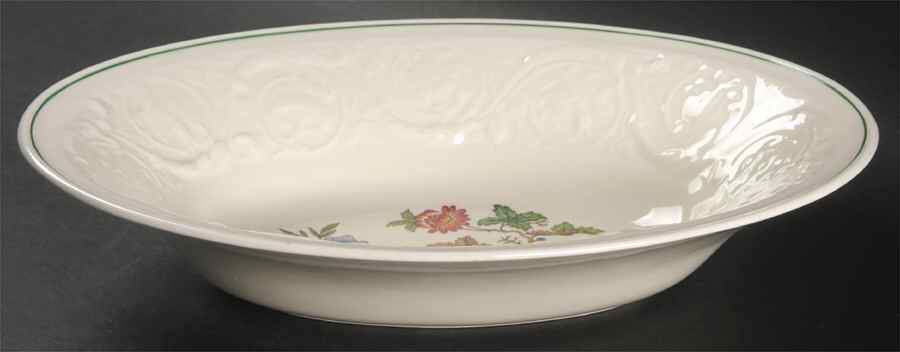 Tapestry 10" Oval Vegetable Bowl by Wedgwood-1