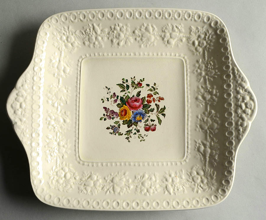 Tenbury Square Cake Plate by Wedgwood-1