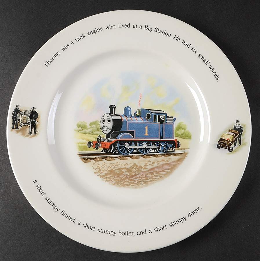 Thomas the Tank Engine Dinner Plate by Wedgwood-1
