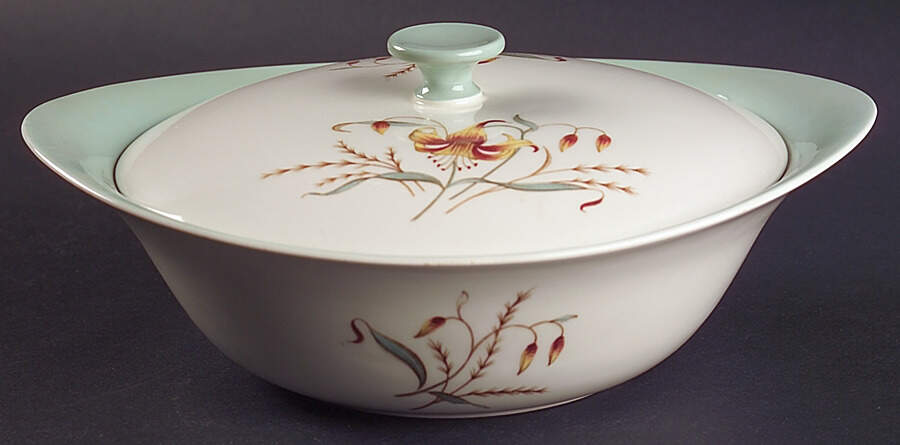 Tiger Lily Round Covered Vegetable by Wedgwood-1