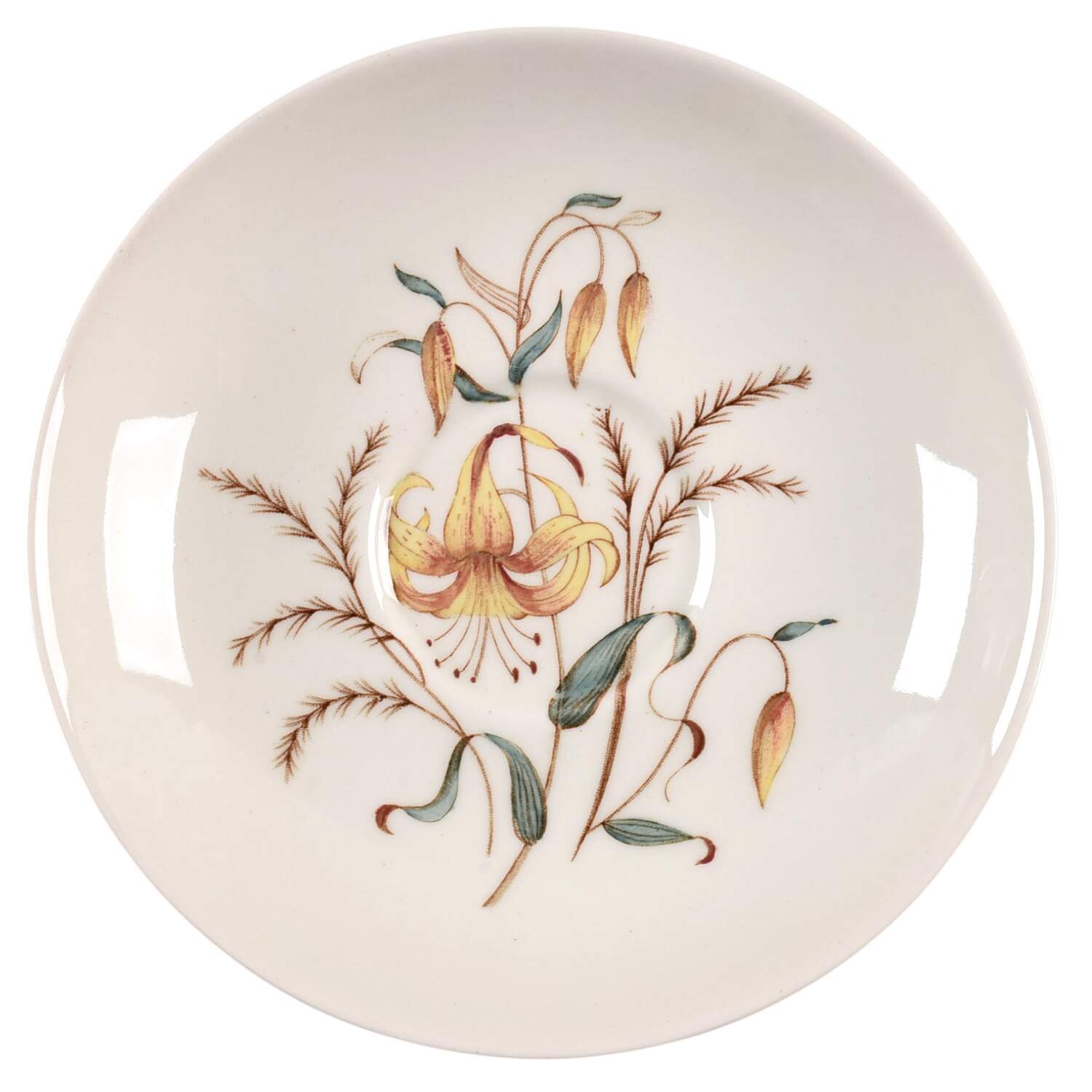 Tiger Lily Saucer for Flat Cup by Wedgwood-1