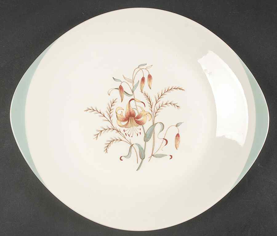 Tiger Lily Handled Cake Plate by Wedgwood-1