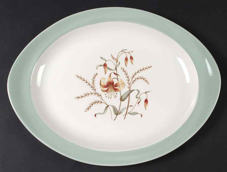 Tiger Lily 14" Oval Serving Platter by Wedgwood-1